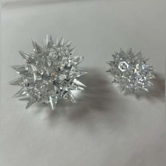 Swarovski Crystal HEDGEHOG / PORCUPINE Family Lot Of 2 - Picture 5 of 9